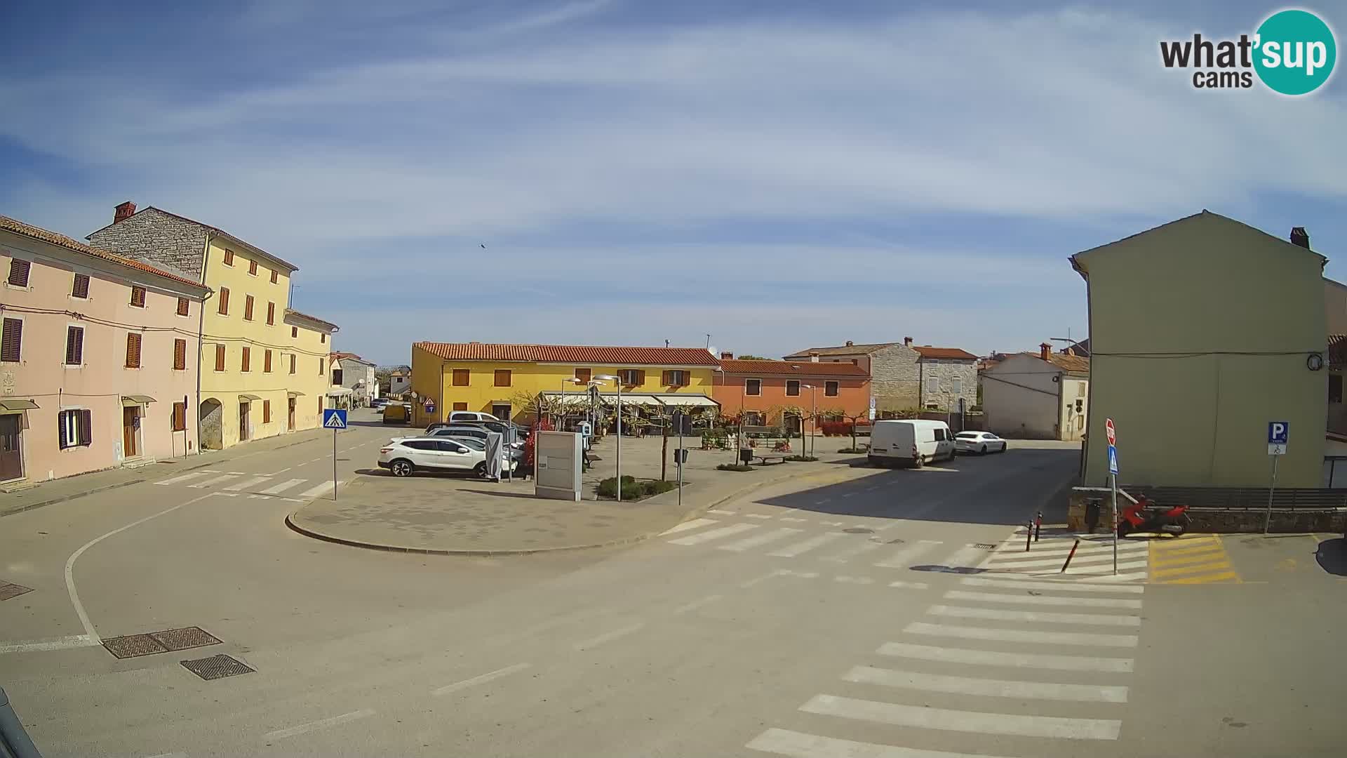 Bale, webcam de la plaza La Musa – Istria – Croacia