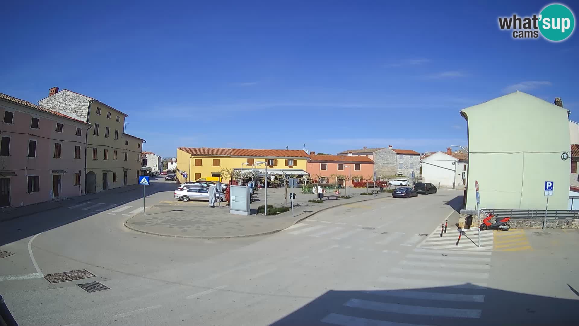 Bale, webcam de la plaza La Musa – Istria – Croacia