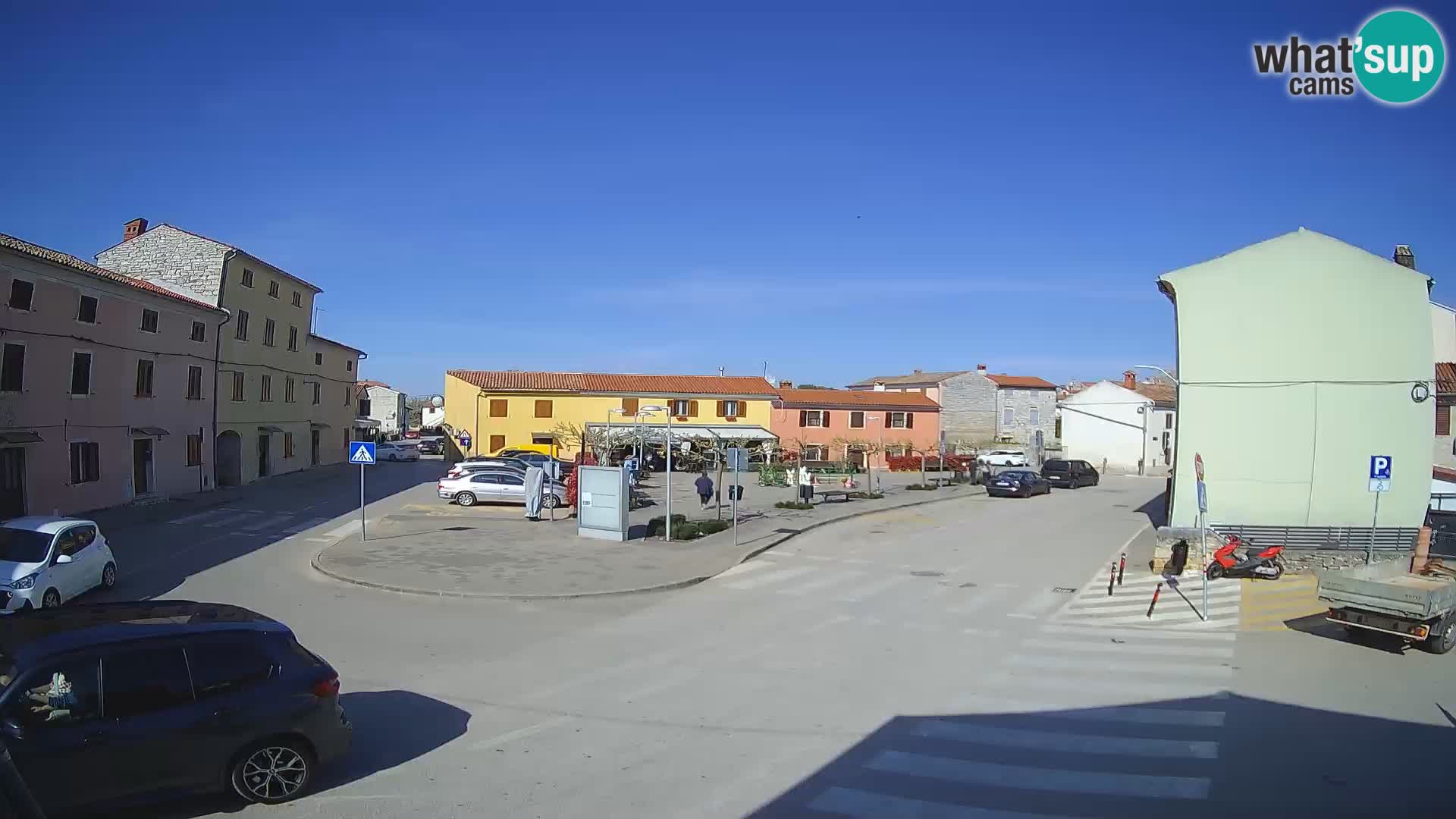 Bale, webcam de la place La Musa – Istrie – Croatie