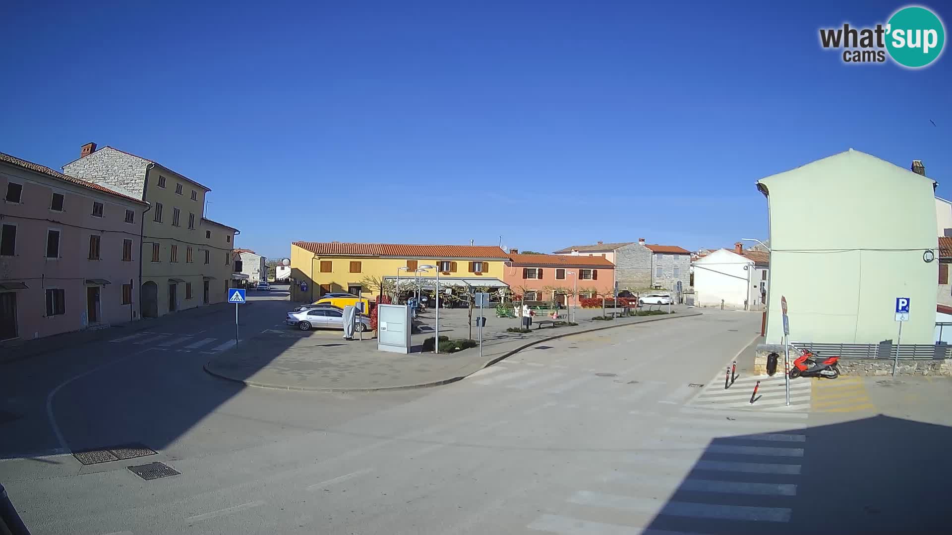 Bale, webcam de la plaza La Musa – Istria – Croacia