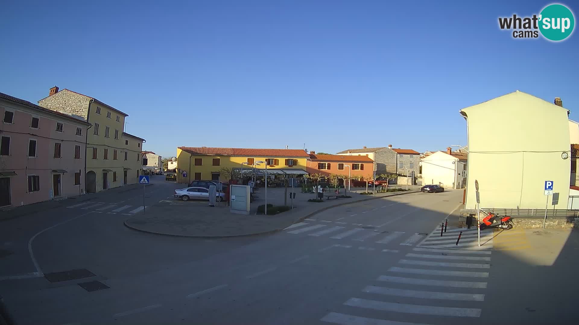 Bale, webcam de la place La Musa – Istrie – Croatie