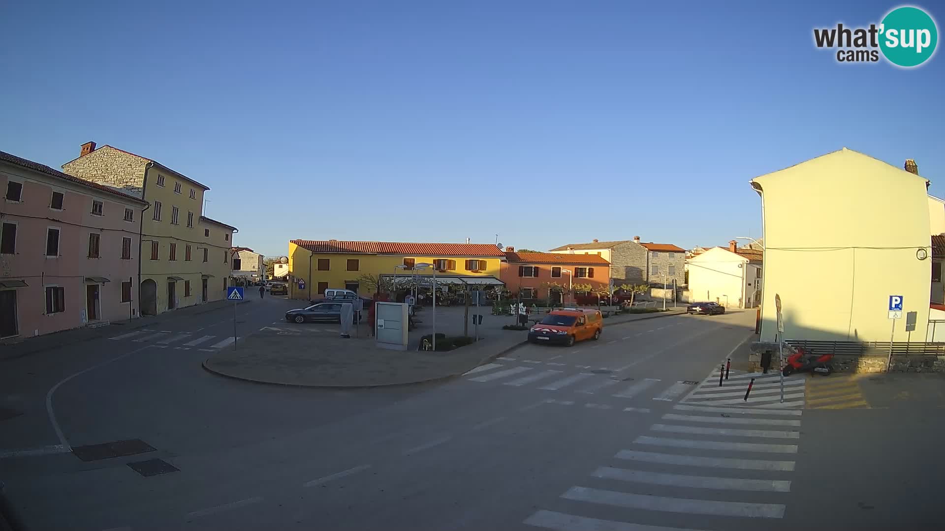 Bale, webcam de la place La Musa – Istrie – Croatie