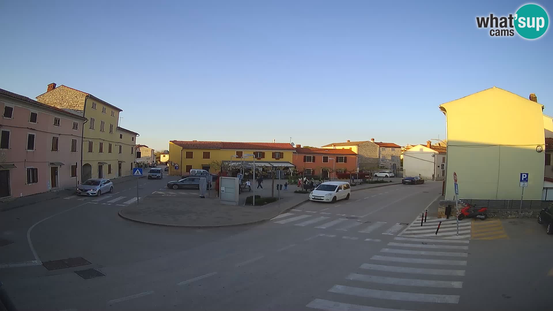 Bale, webcam de la place La Musa – Istrie – Croatie