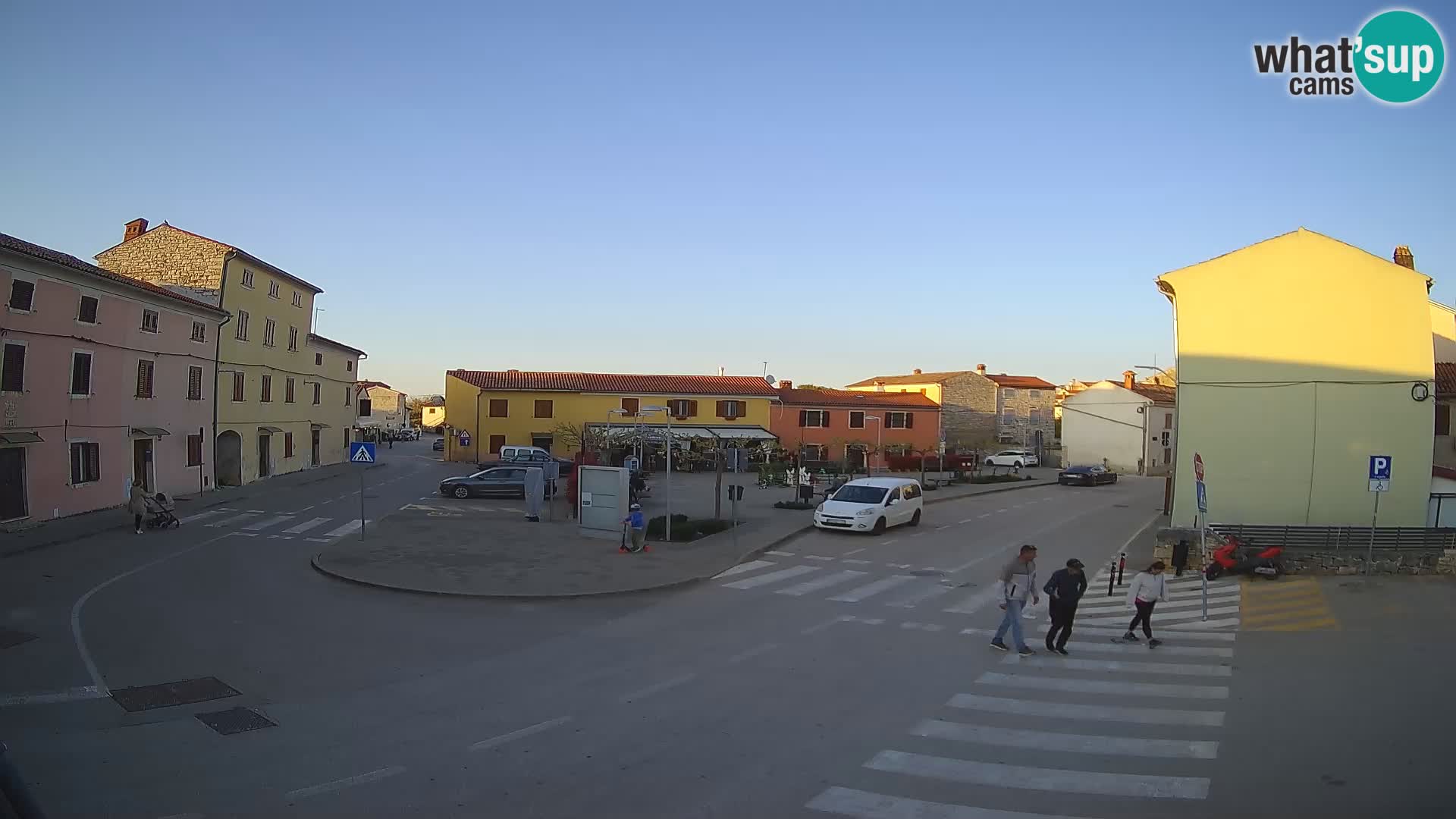 Bale, webcam de la place La Musa – Istrie – Croatie