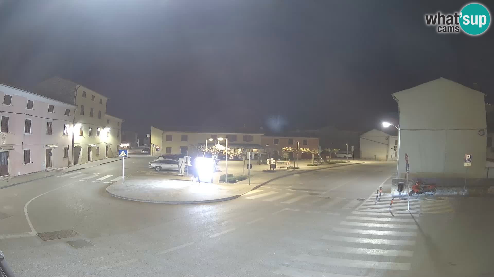 Bale, webcam de la place La Musa – Istrie – Croatie