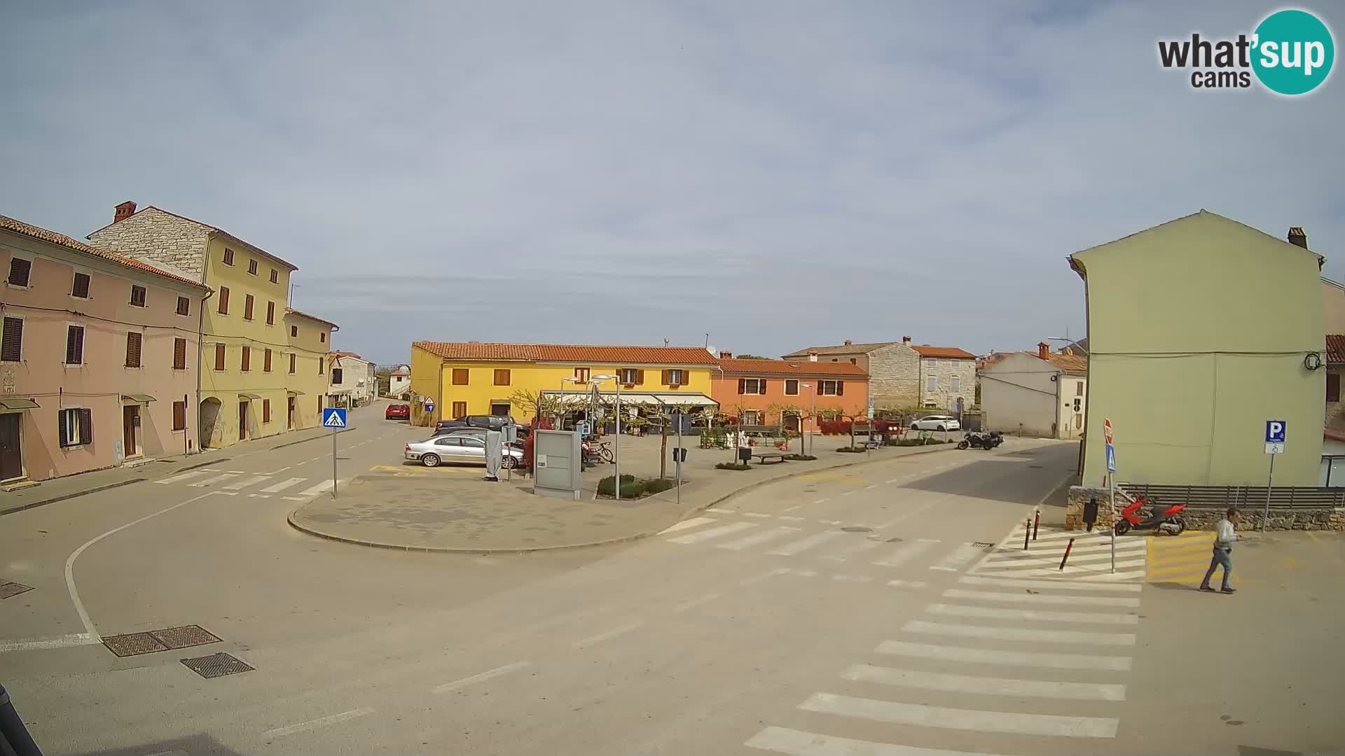 Bale, webcam de la place La Musa – Istrie – Croatie