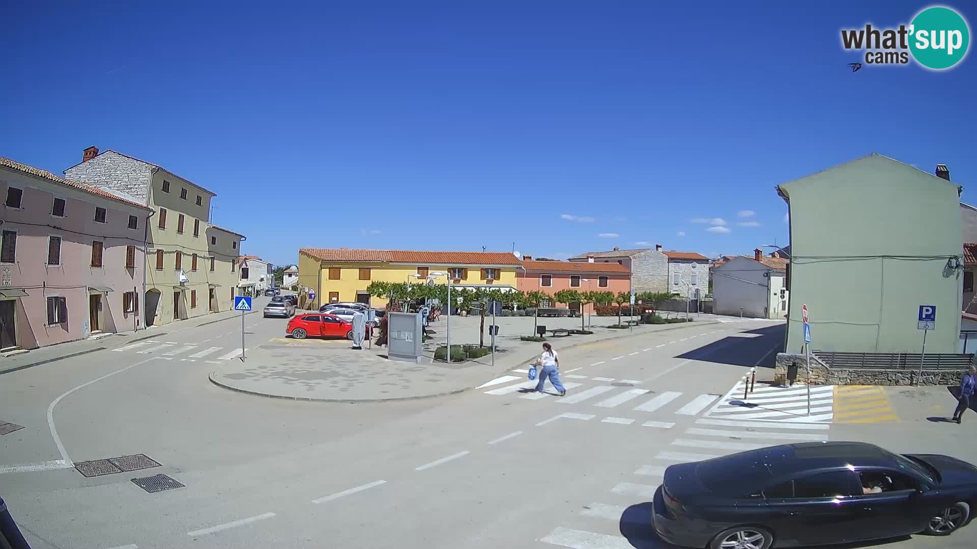 Bale, webcam de la plaza La Musa – Istria – Croacia