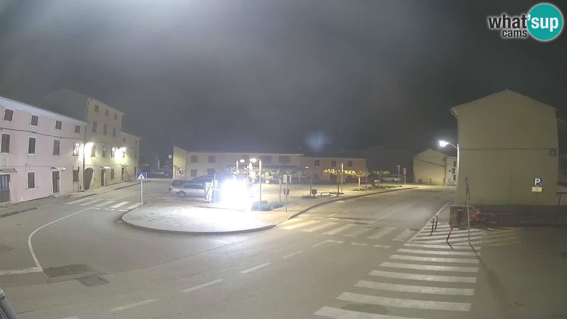 Bale, webcam de la place La Musa – Istrie – Croatie