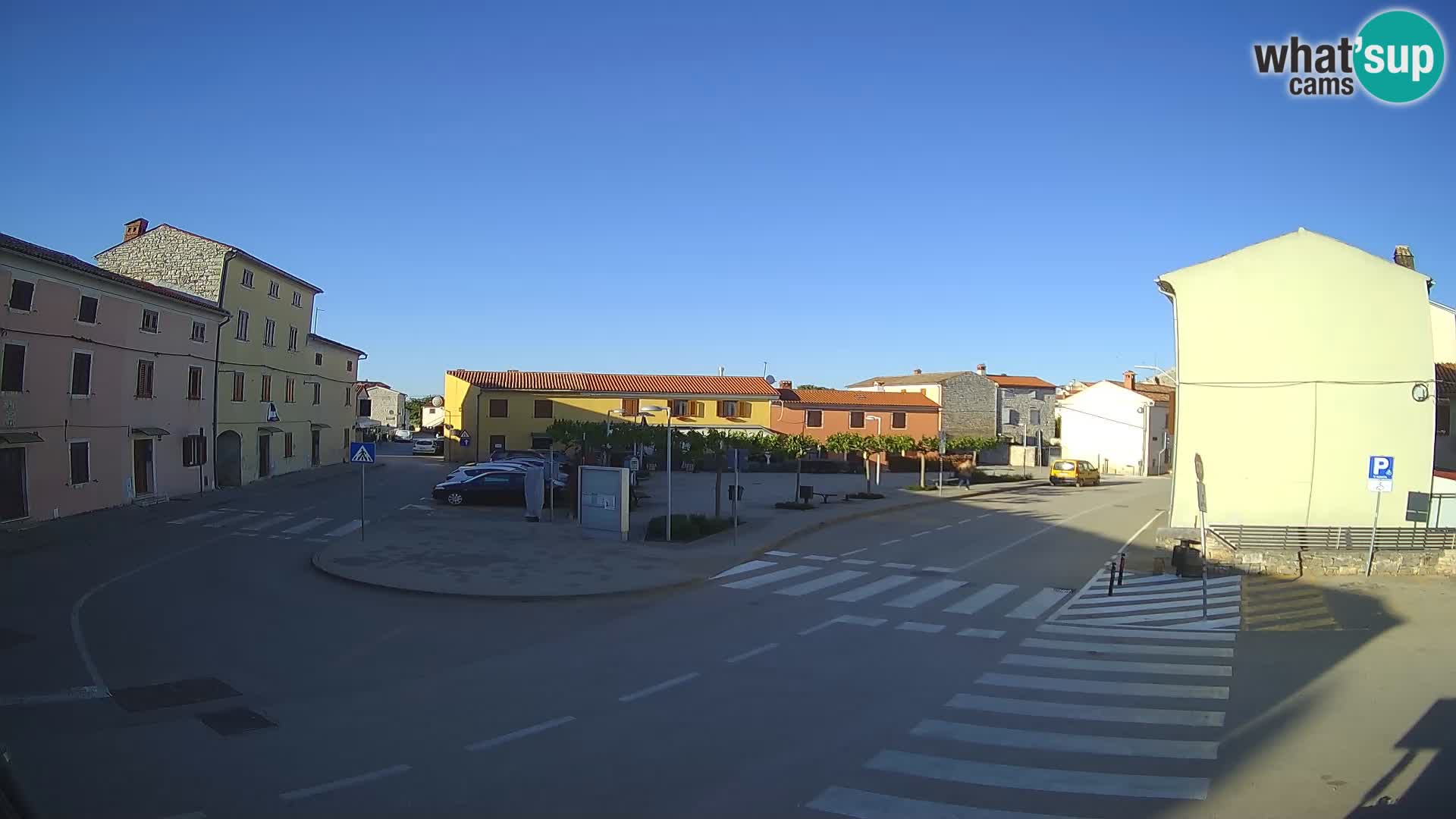 Bale, webcam de la place La Musa – Istrie – Croatie
