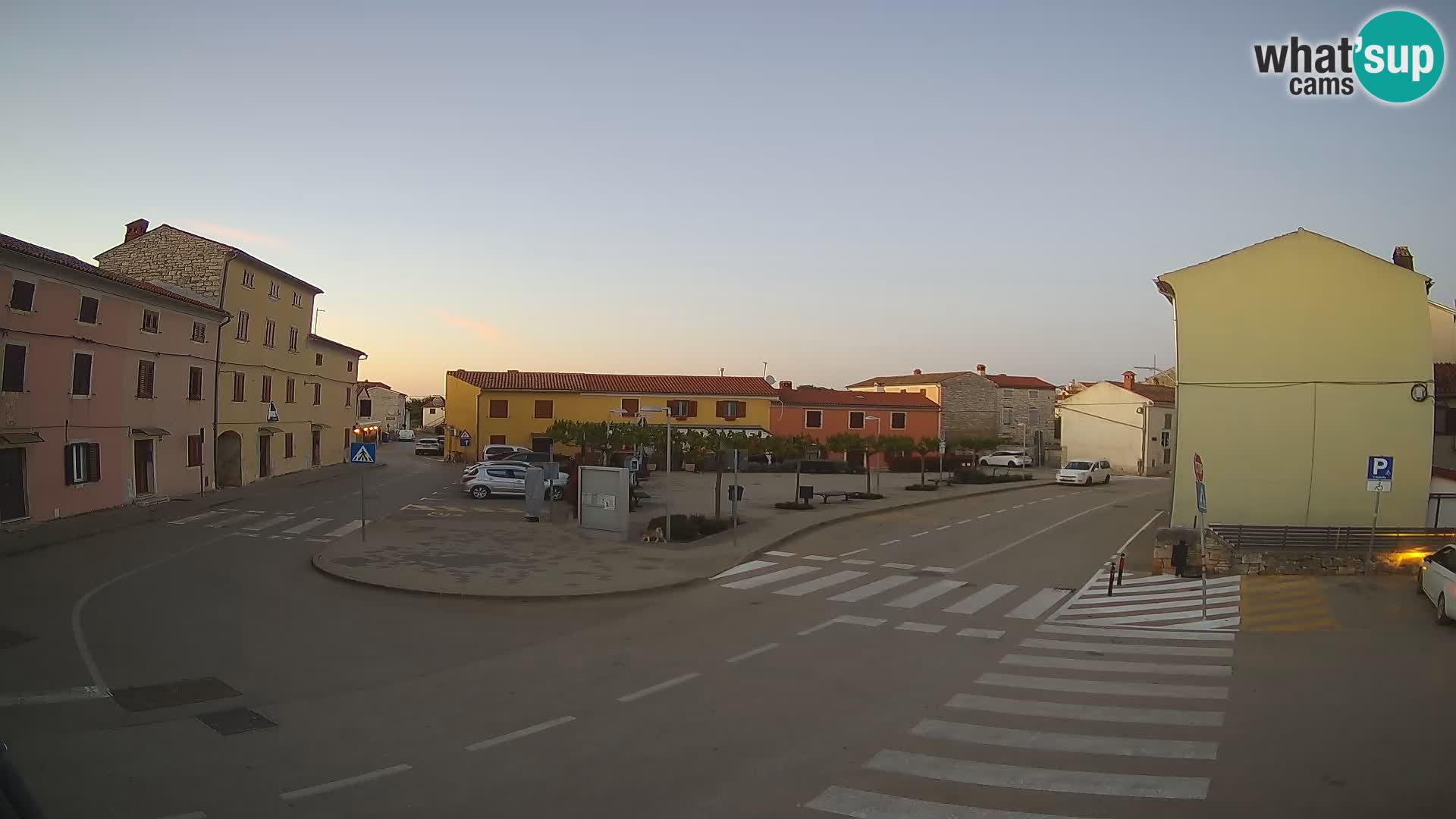 Bale, webcam de la place La Musa – Istrie – Croatie