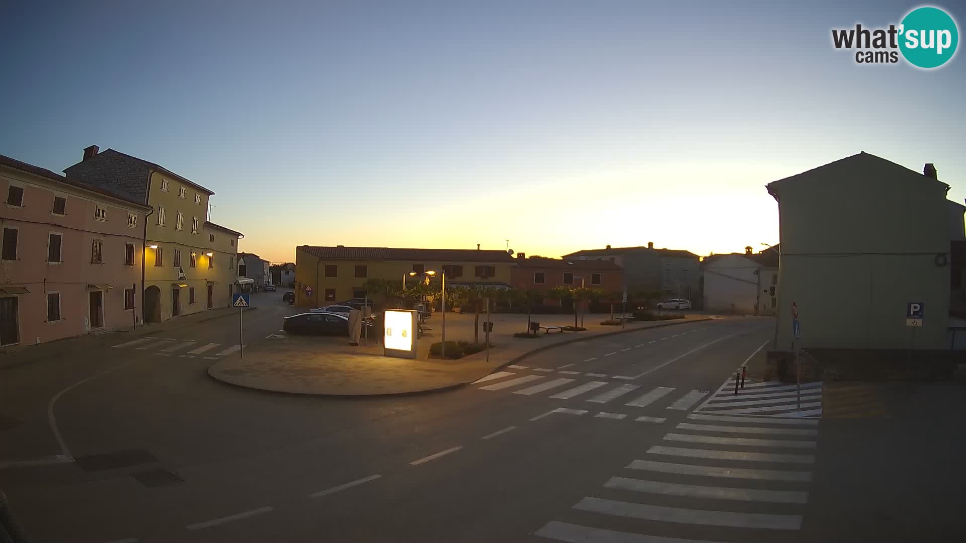 Bale, webcam de la place La Musa – Istrie – Croatie