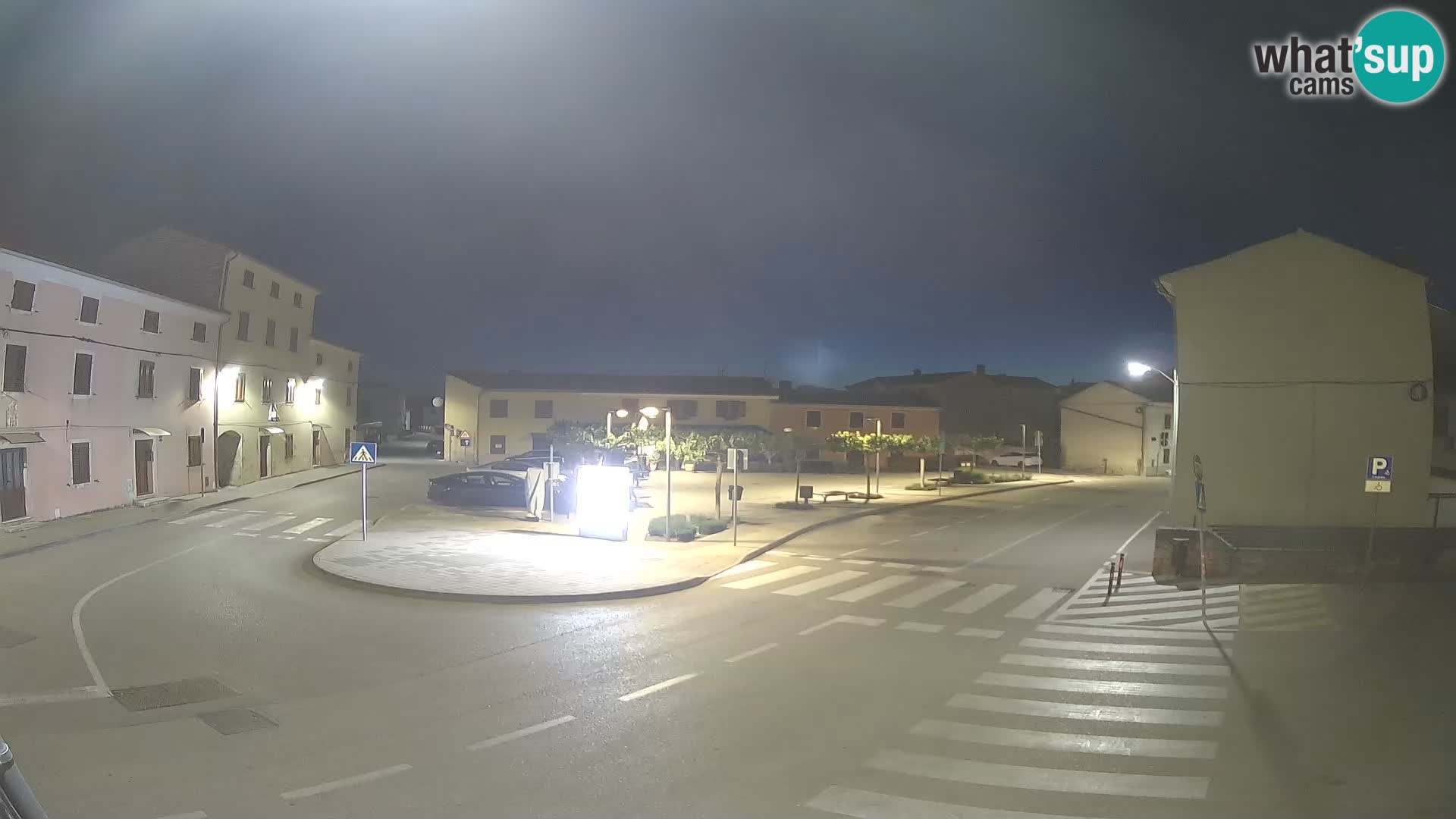 Bale, webcam de la plaza La Musa – Istria – Croacia