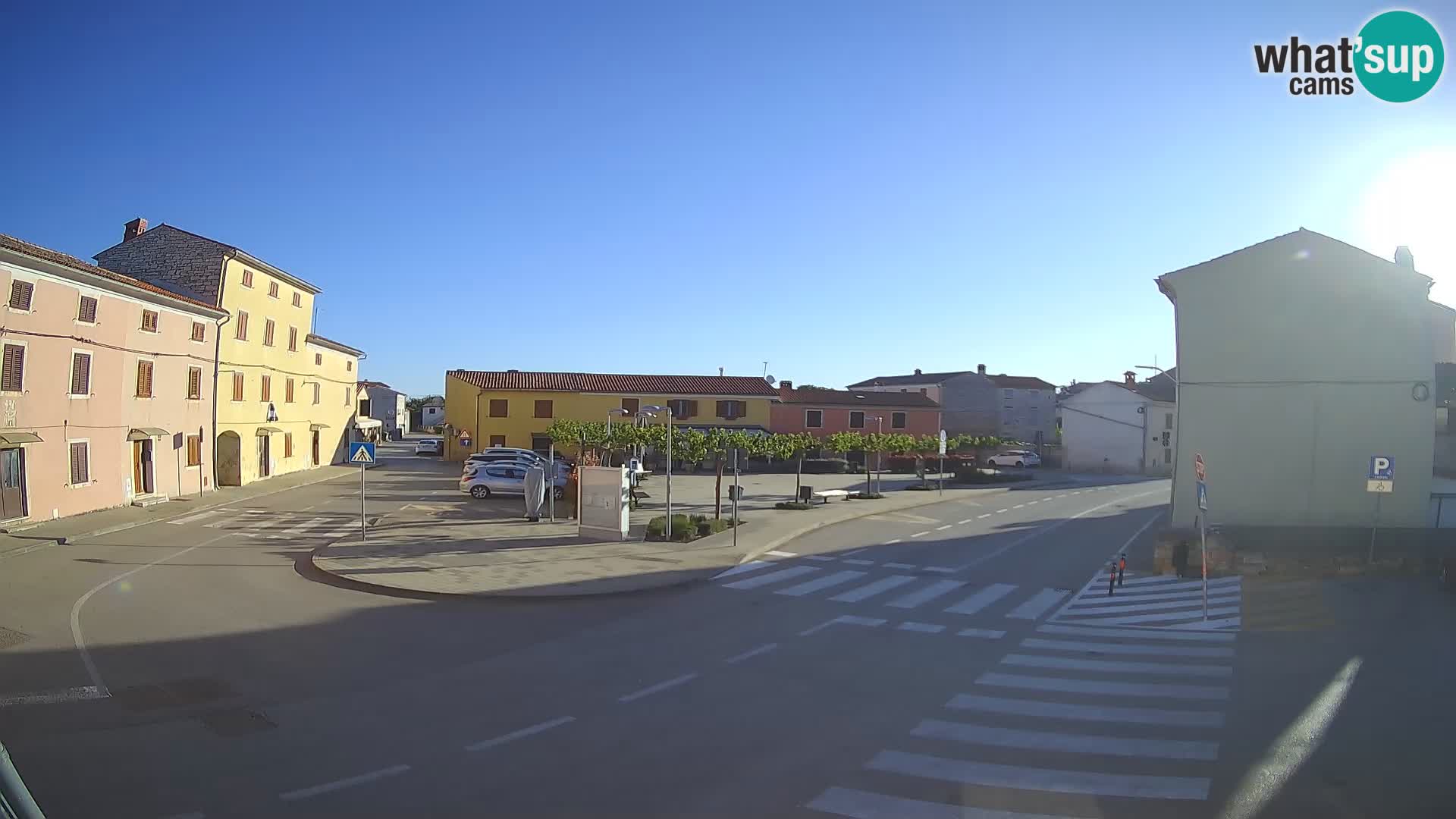 Bale, webcam de la place La Musa – Istrie – Croatie