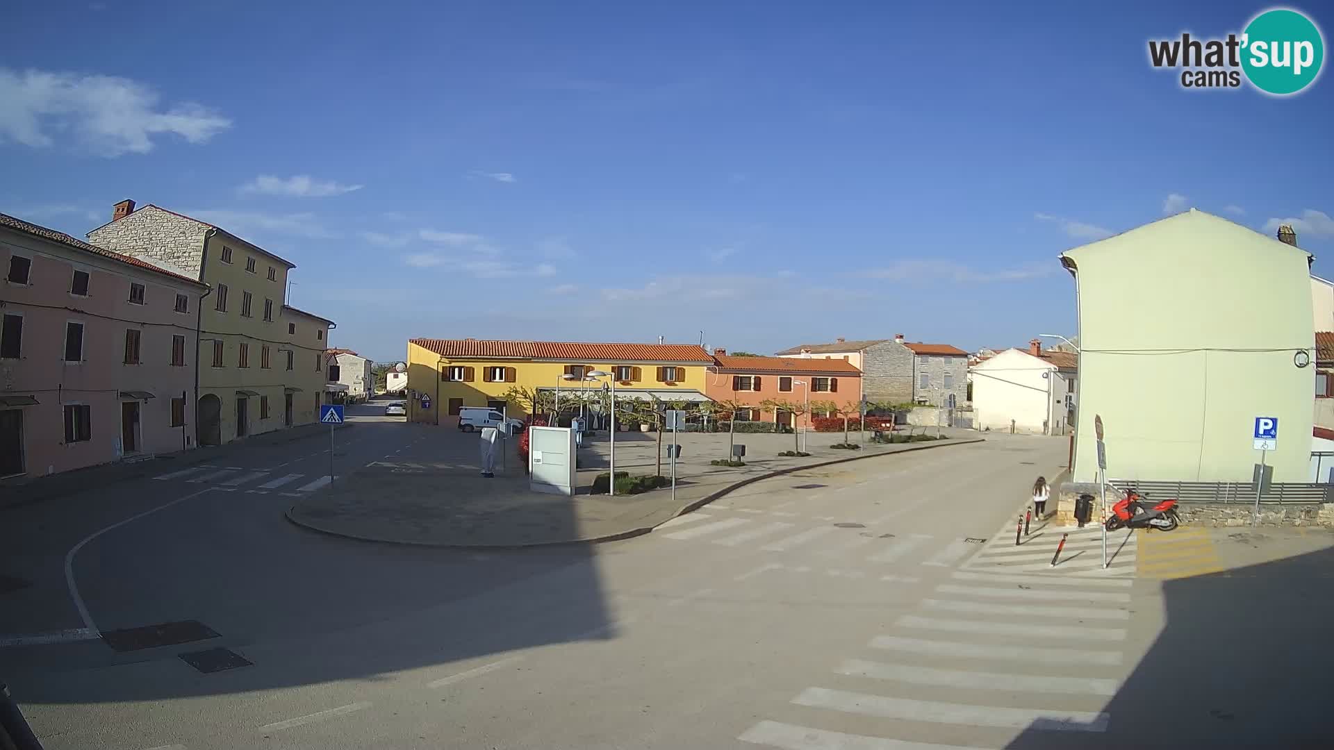 Bale Trg La Musa webcam – Istria – Croatia