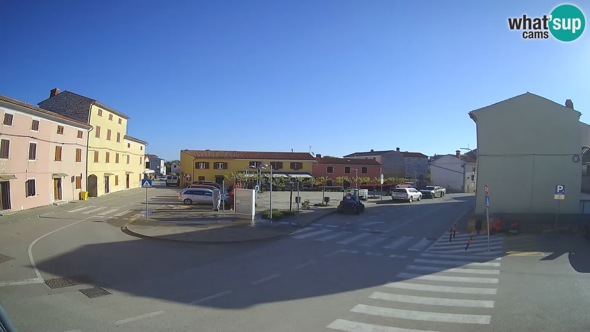 Bale, webcam de la place La Musa – Istrie – Croatie