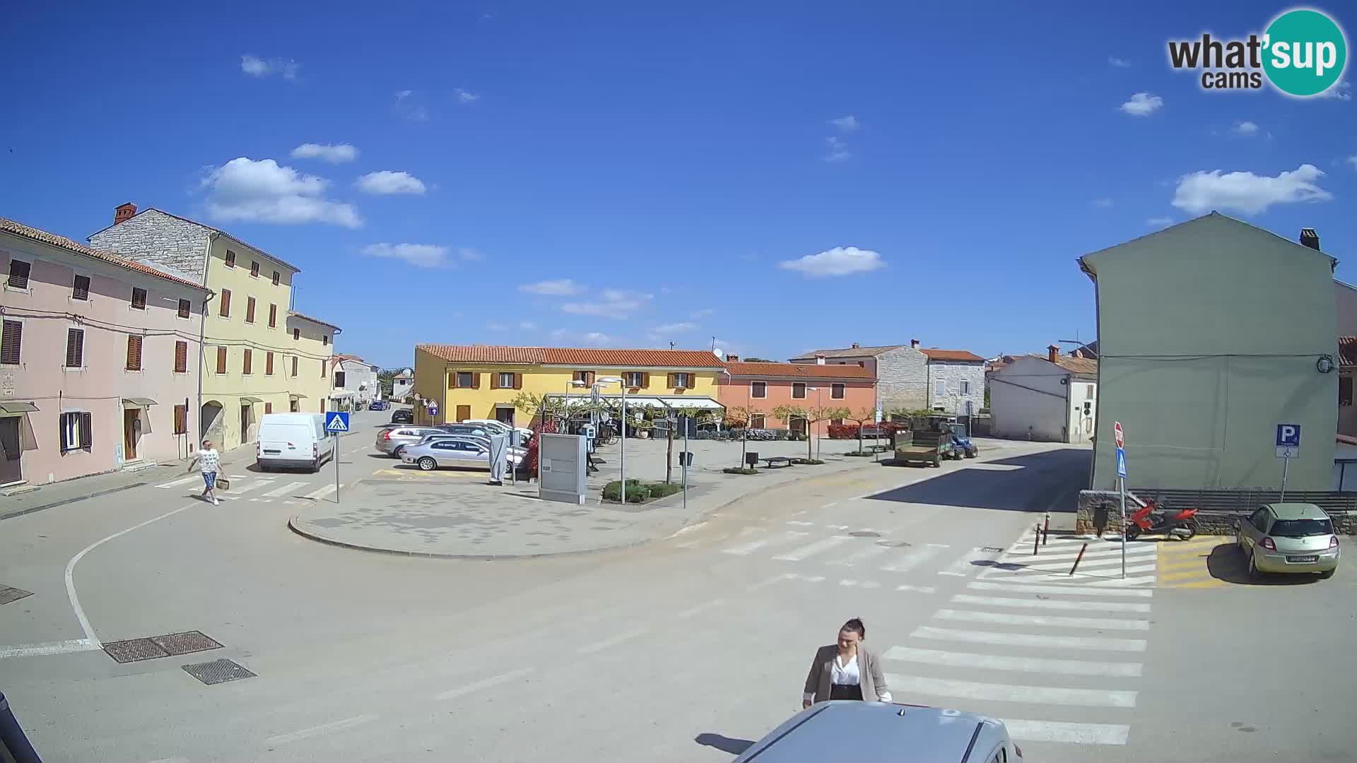Bale, webcam de la plaza La Musa – Istria – Croacia