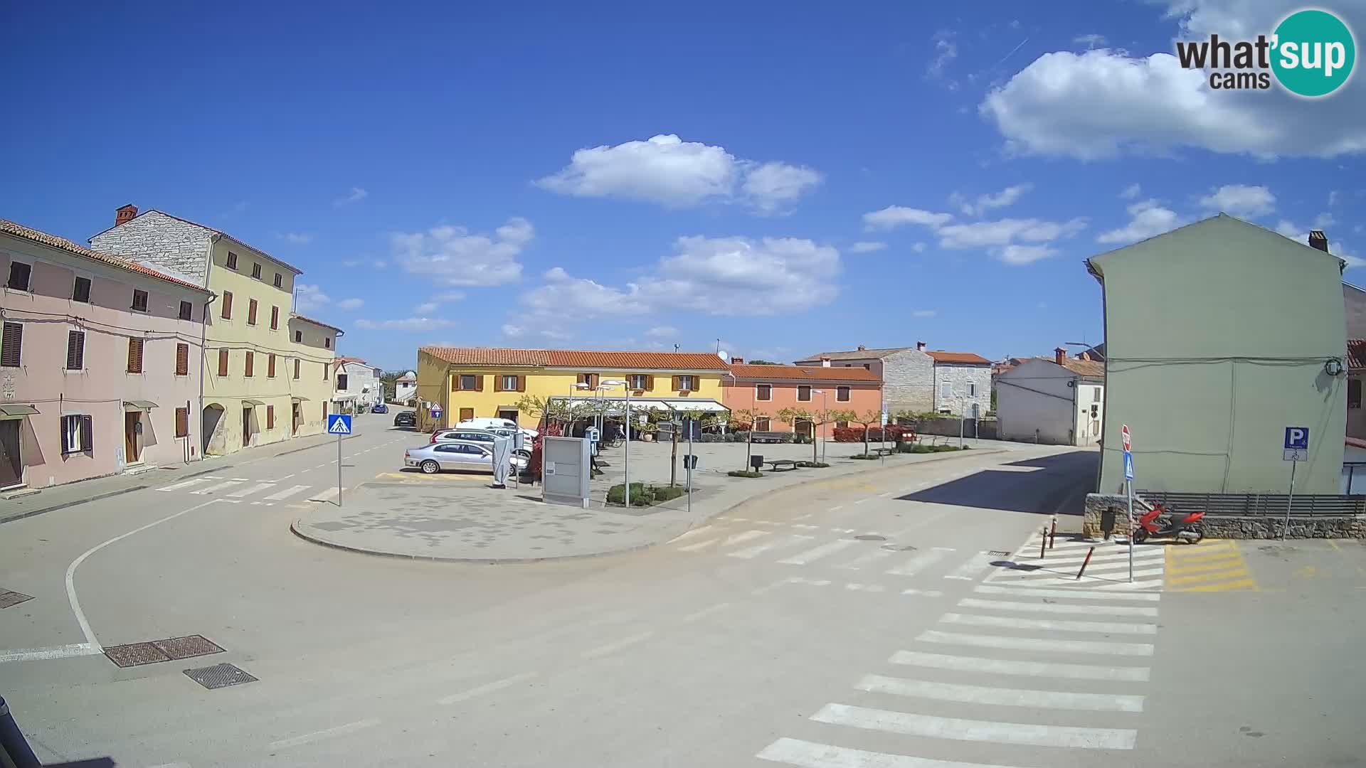 Bale, webcam de la plaza La Musa – Istria – Croacia