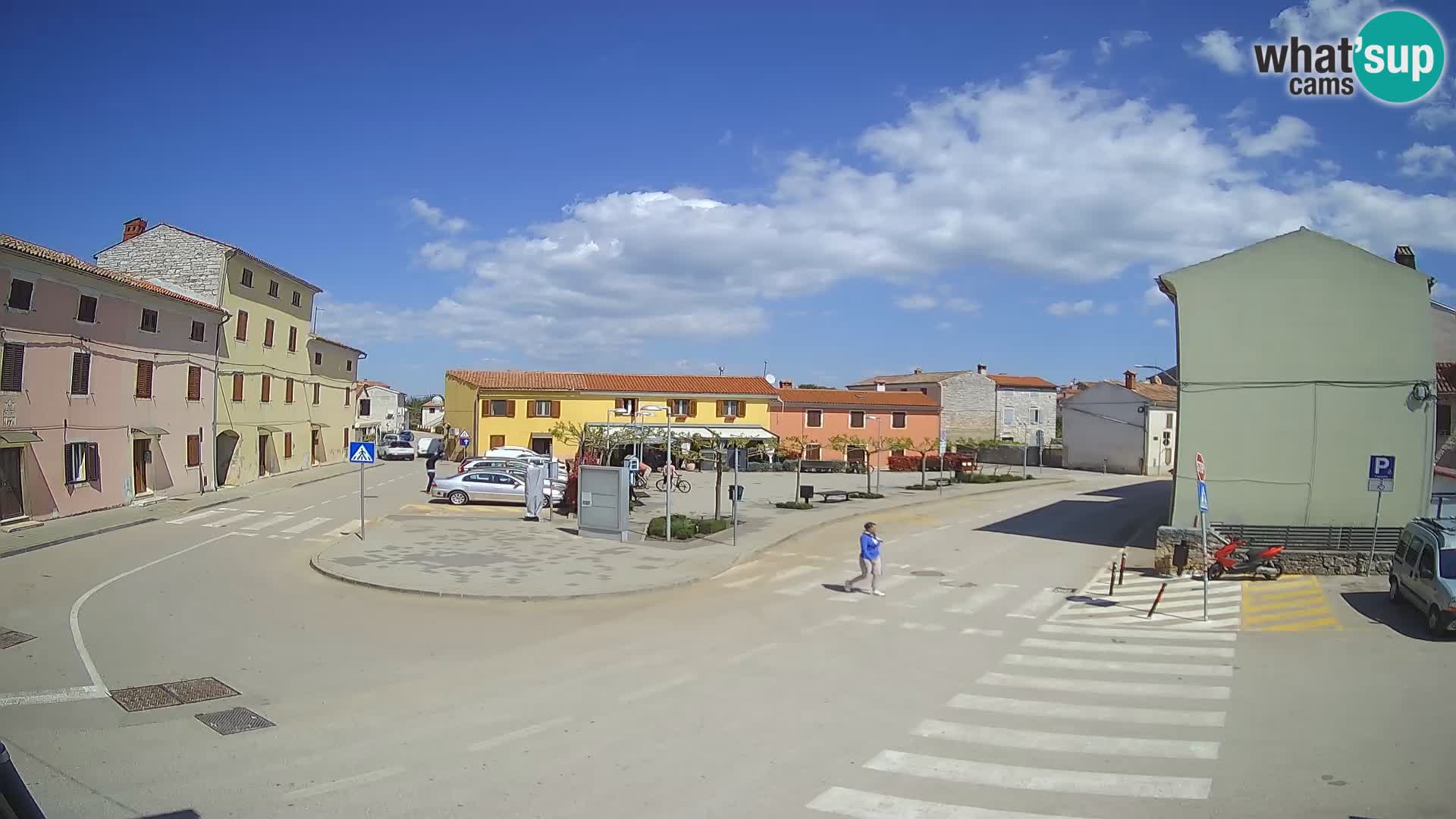 Bale, webcam de la place La Musa – Istrie – Croatie