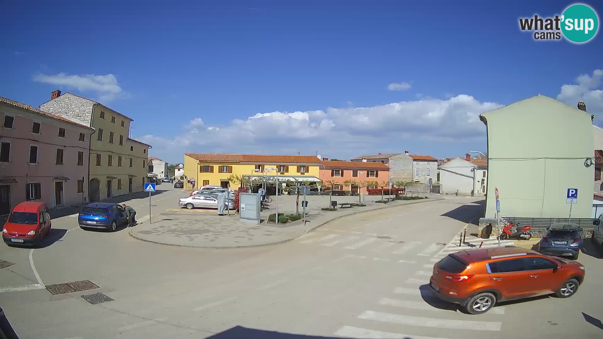 Bale, webcam de la place La Musa – Istrie – Croatie