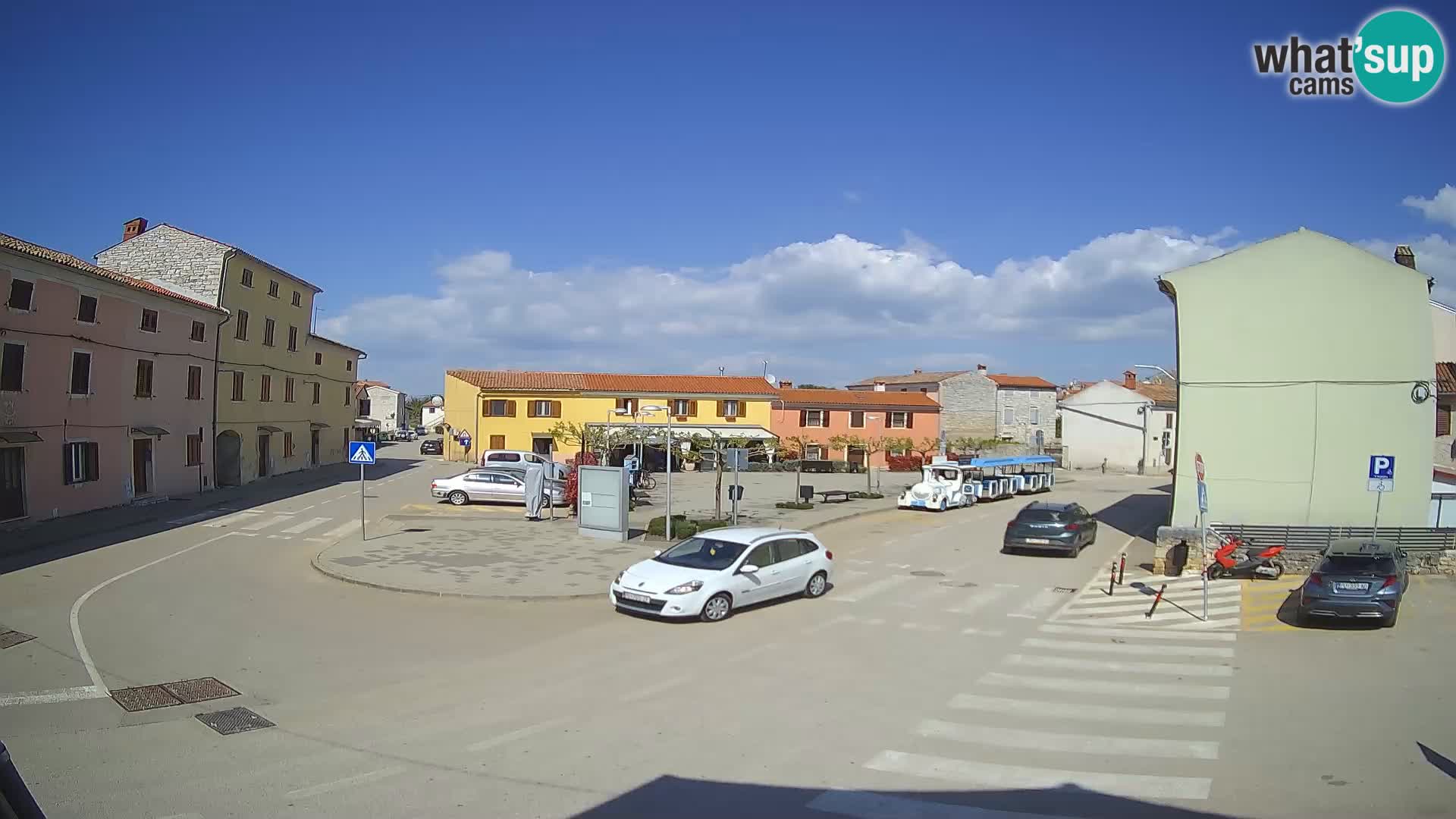 Bale, webcam de la place La Musa – Istrie – Croatie