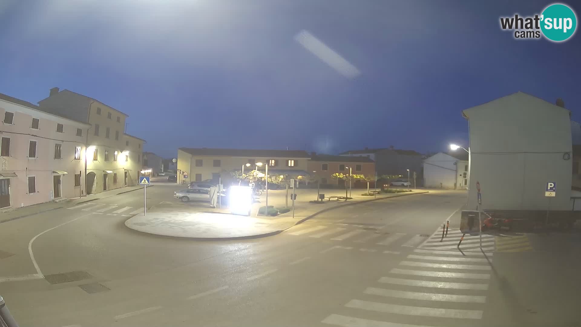 Bale, webcam de la place La Musa – Istrie – Croatie