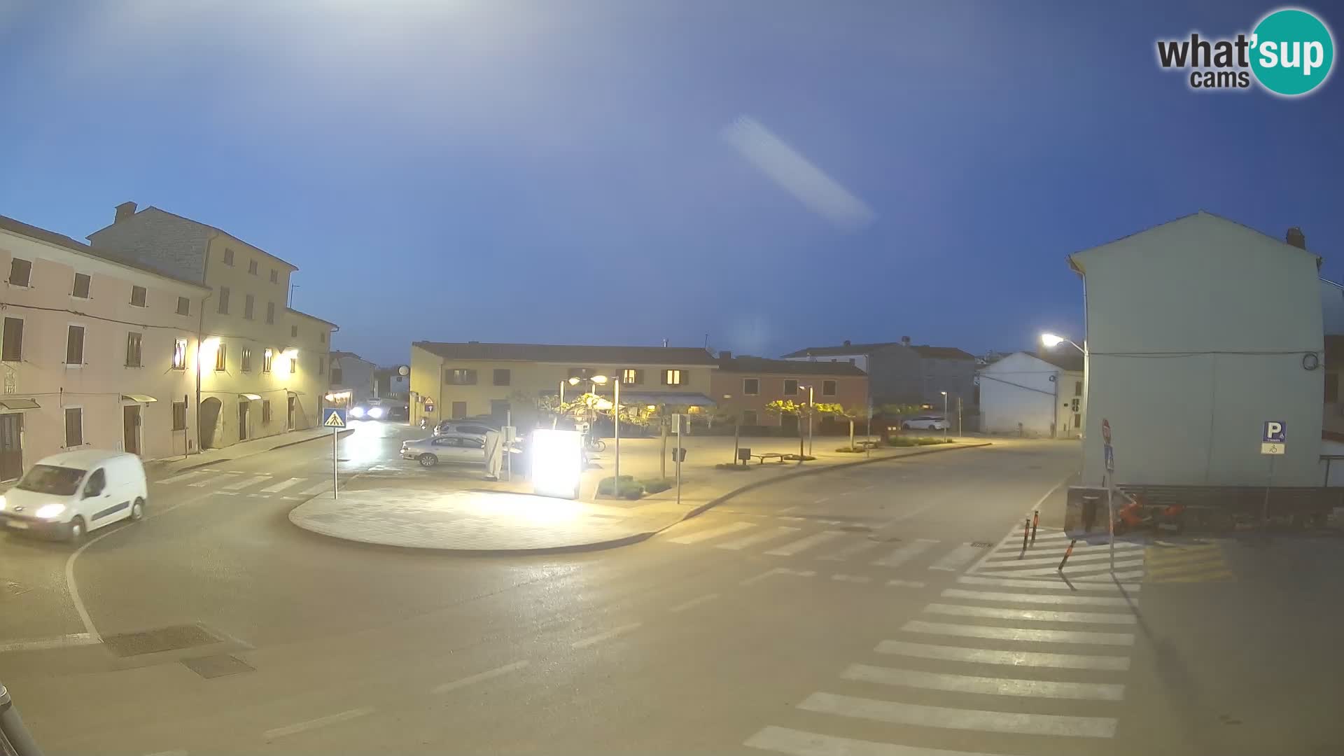 Bale, webcam de la place La Musa – Istrie – Croatie