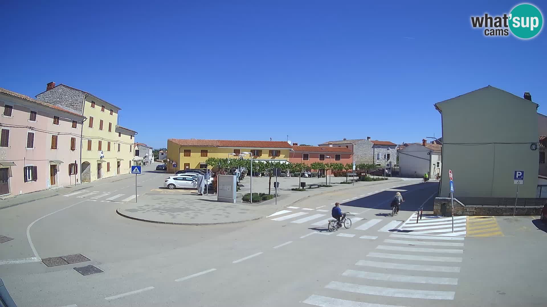 Bale, webcam de la plaza La Musa – Istria – Croacia