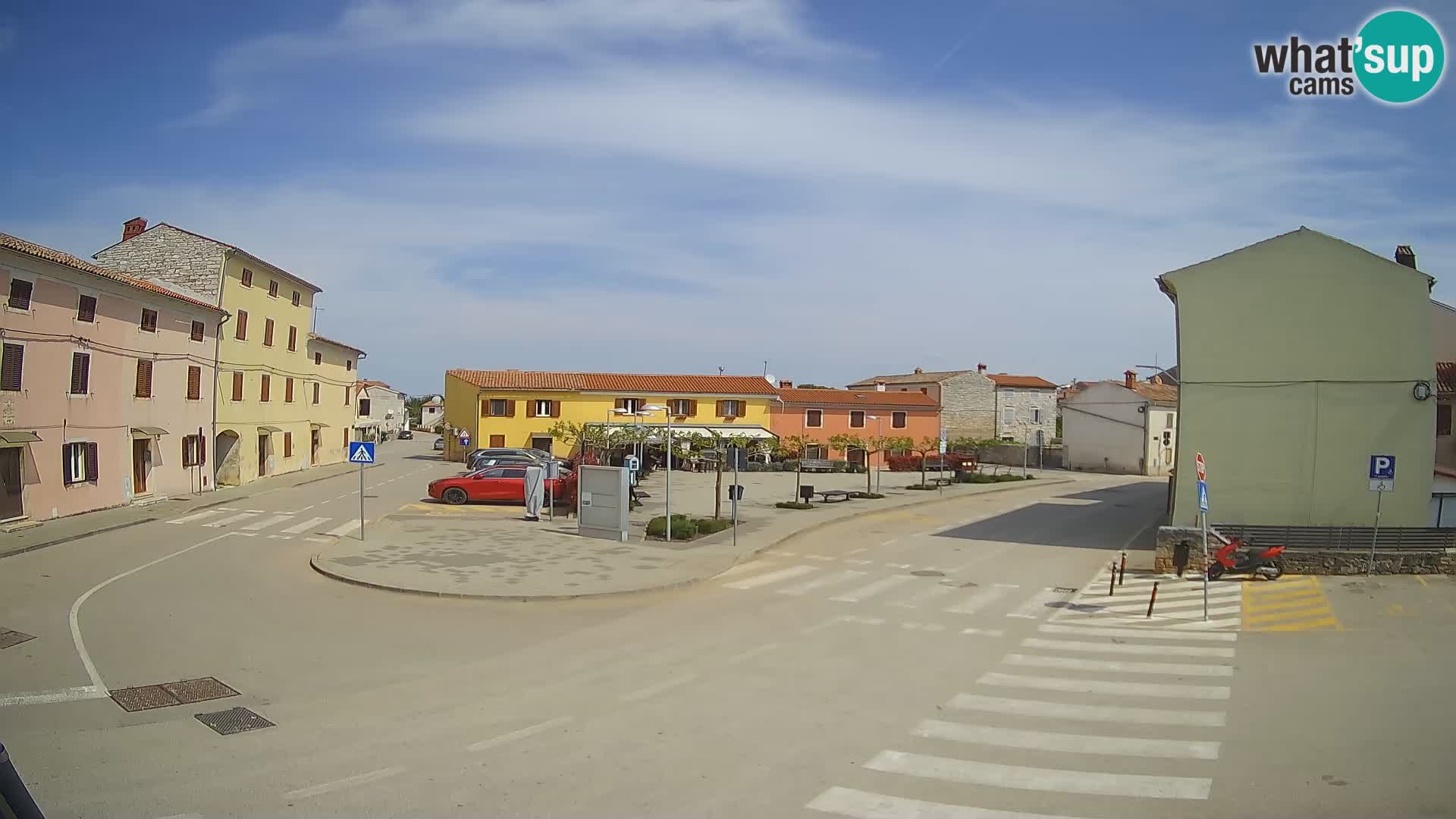Bale, webcam de la plaza La Musa – Istria – Croacia