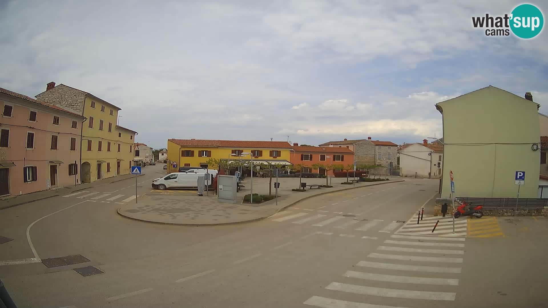 Bale, webcam de la plaza La Musa – Istria – Croacia