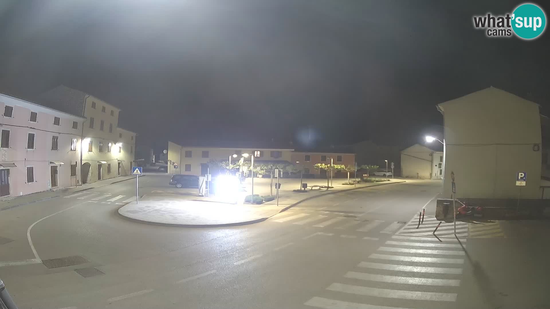 Bale, webcam de la place La Musa – Istrie – Croatie