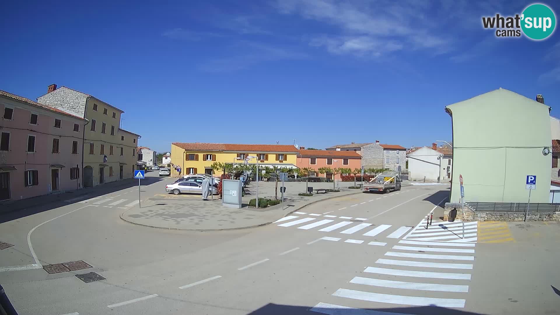 Bale, webcam de la place La Musa – Istrie – Croatie