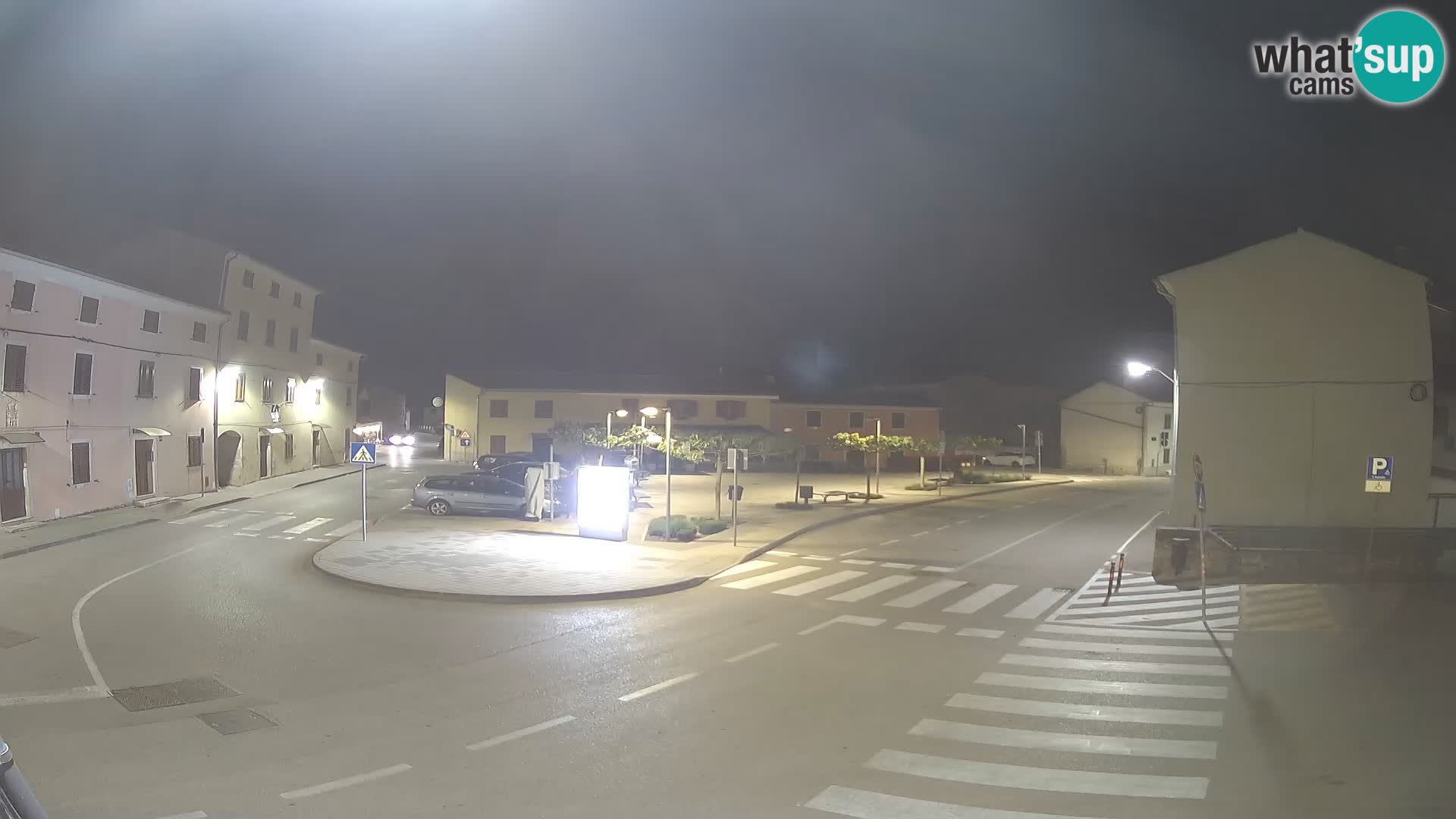 Bale, webcam de la place La Musa – Istrie – Croatie