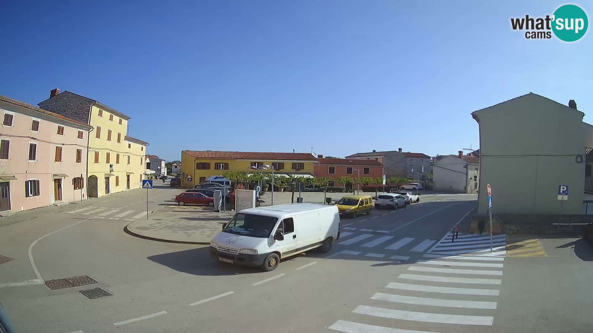 Bale, webcam de la plaza La Musa – Istria – Croacia