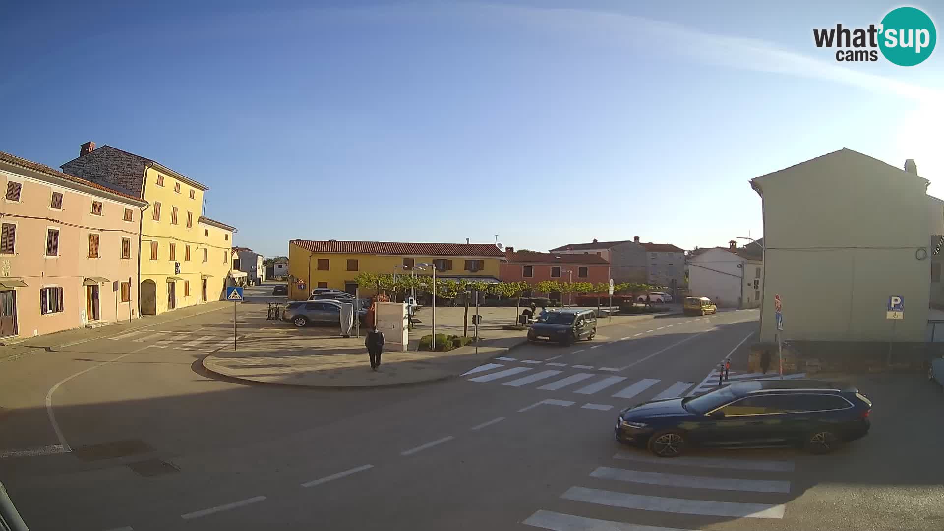 Bale, webcam de la plaza La Musa – Istria – Croacia