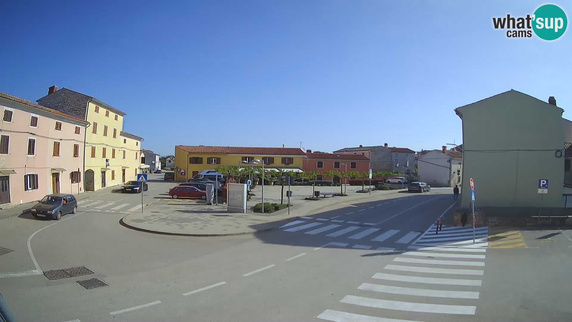 Bale, webcam de la place La Musa – Istrie – Croatie