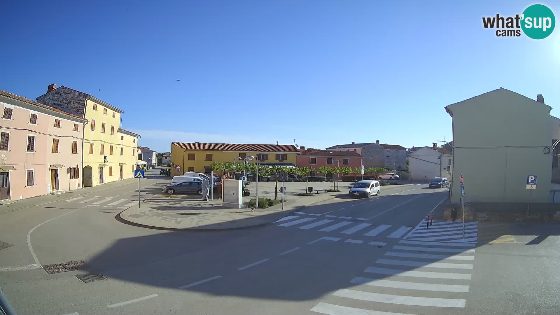 Bale, webcam de la place La Musa – Istrie – Croatie