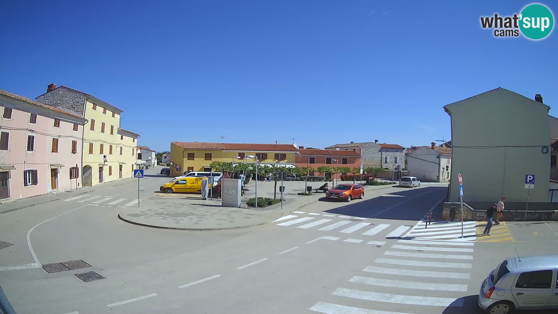 Bale, webcam de la place La Musa – Istrie – Croatie