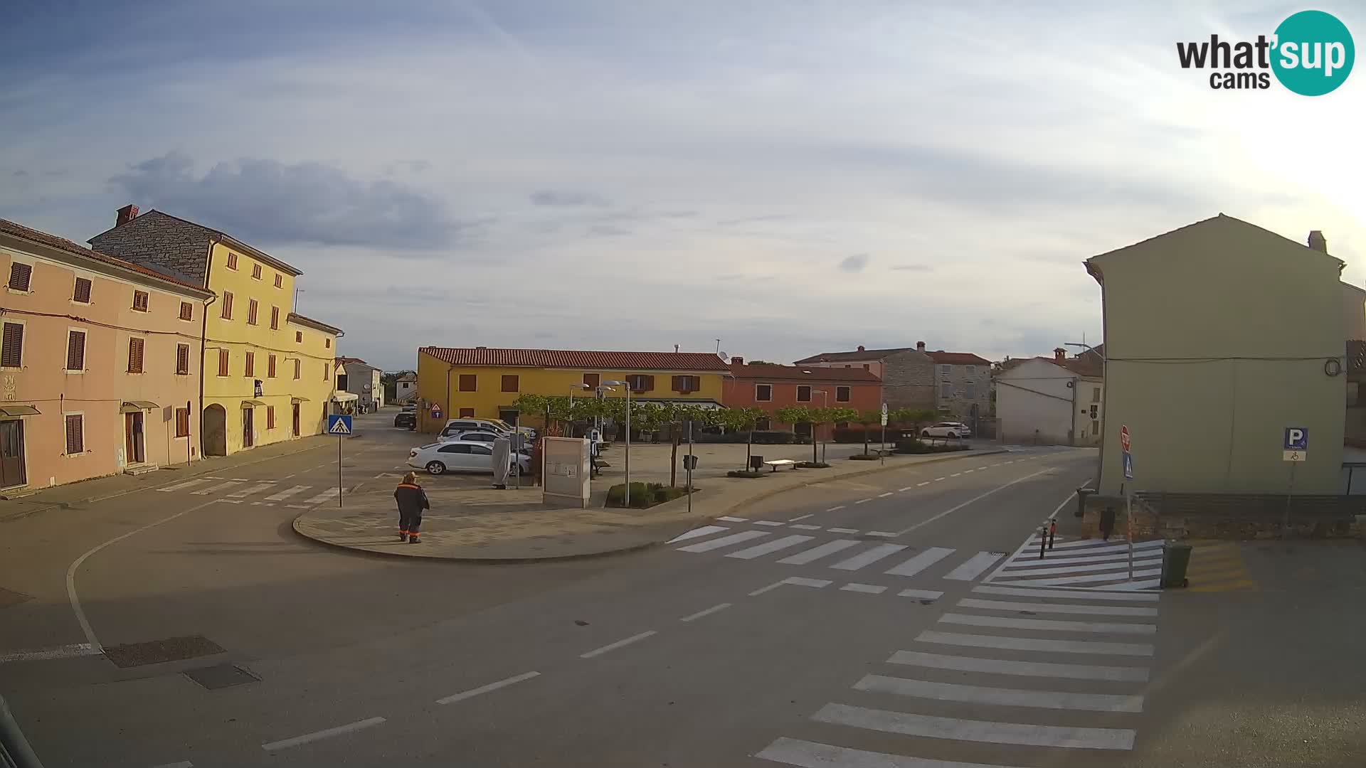 Bale, webcam de la place La Musa – Istrie – Croatie