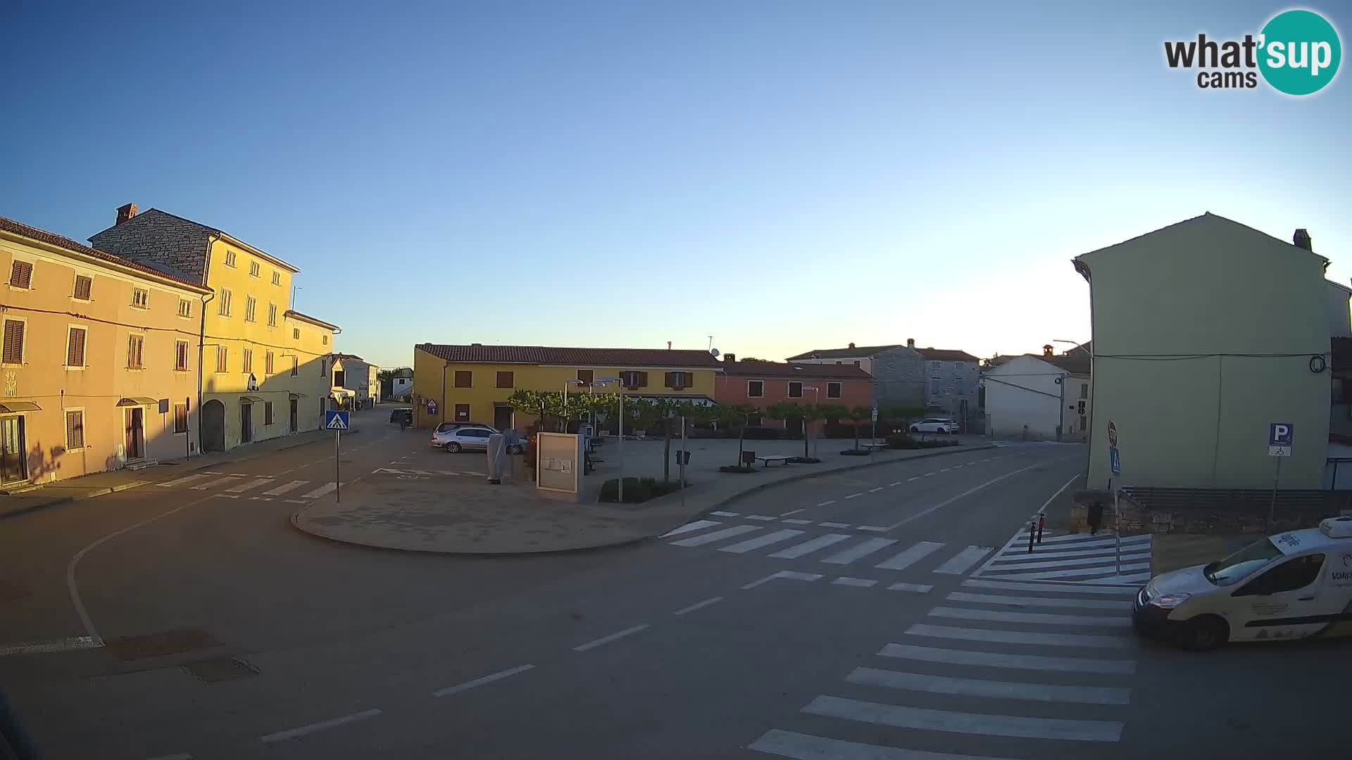 Bale, webcam de la place La Musa – Istrie – Croatie