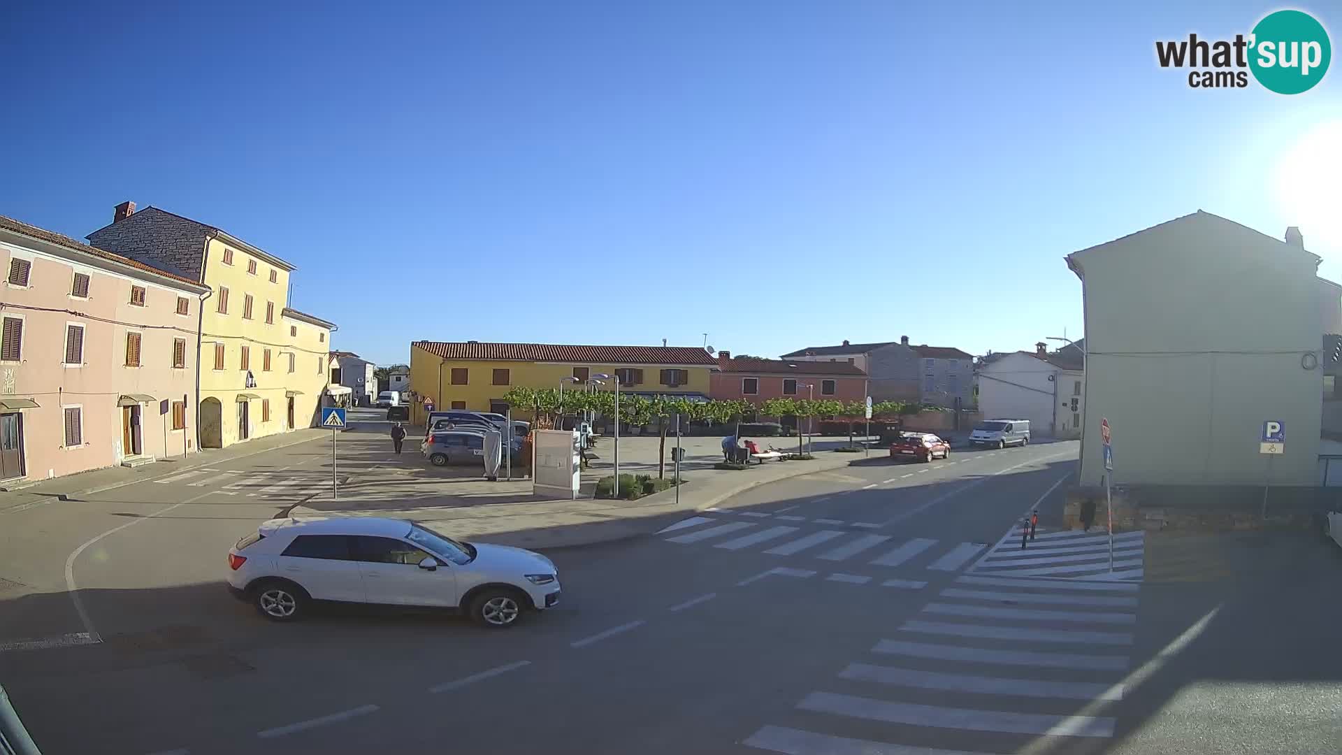 Bale, webcam de la place La Musa – Istrie – Croatie