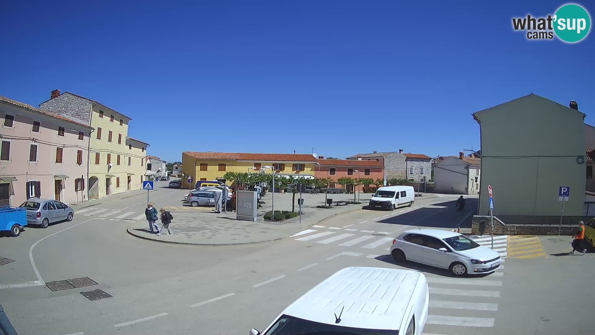 Bale, webcam de la place La Musa – Istrie – Croatie