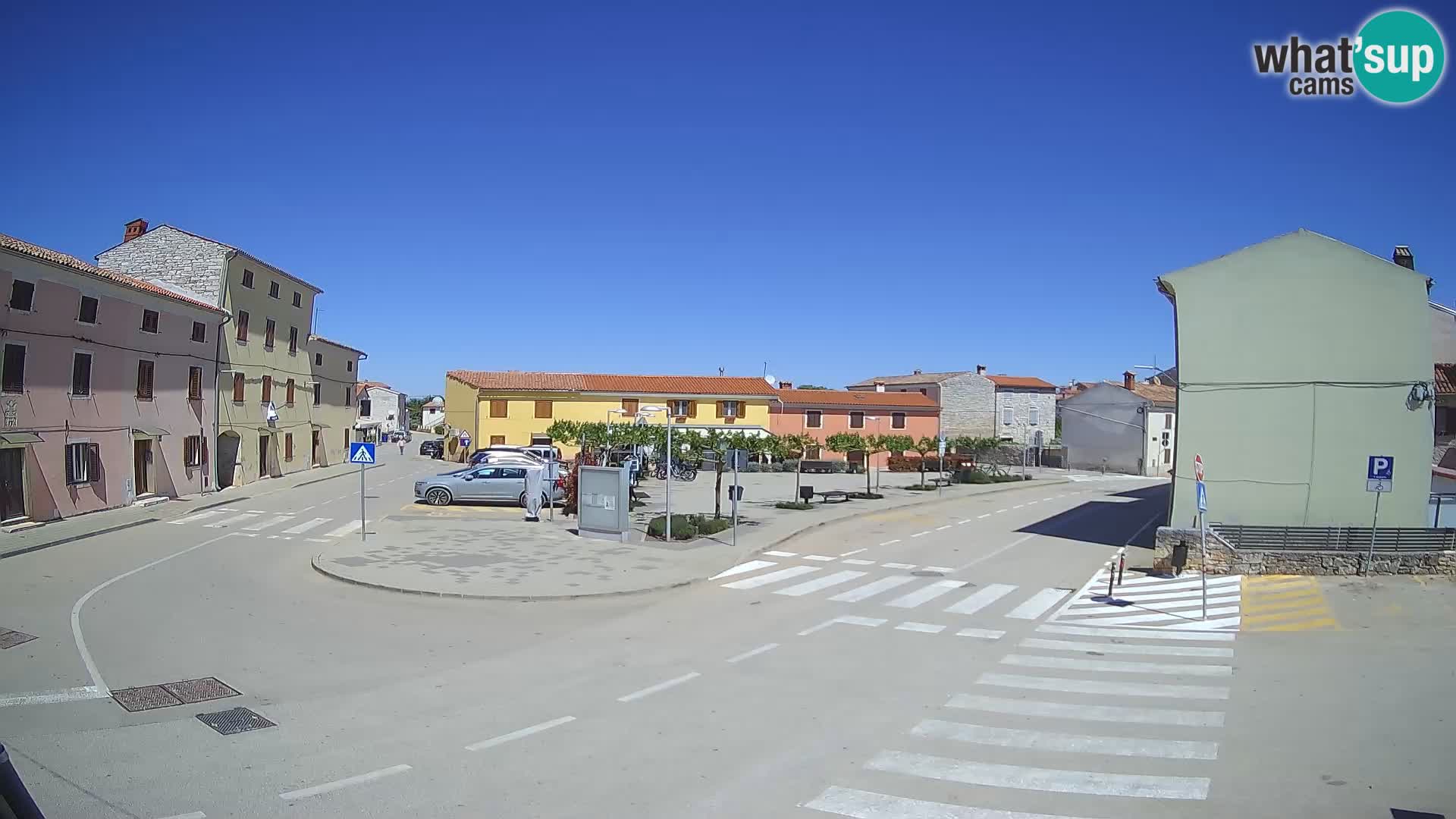 Bale, webcam de la place La Musa – Istrie – Croatie