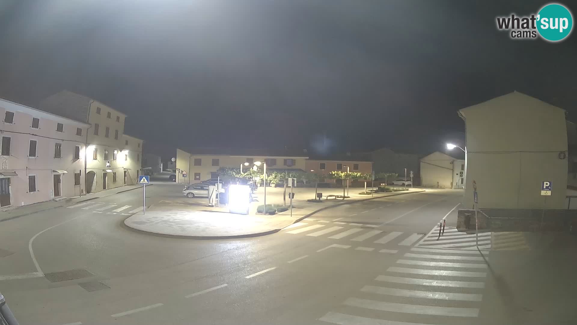 Bale, webcam de la place La Musa – Istrie – Croatie