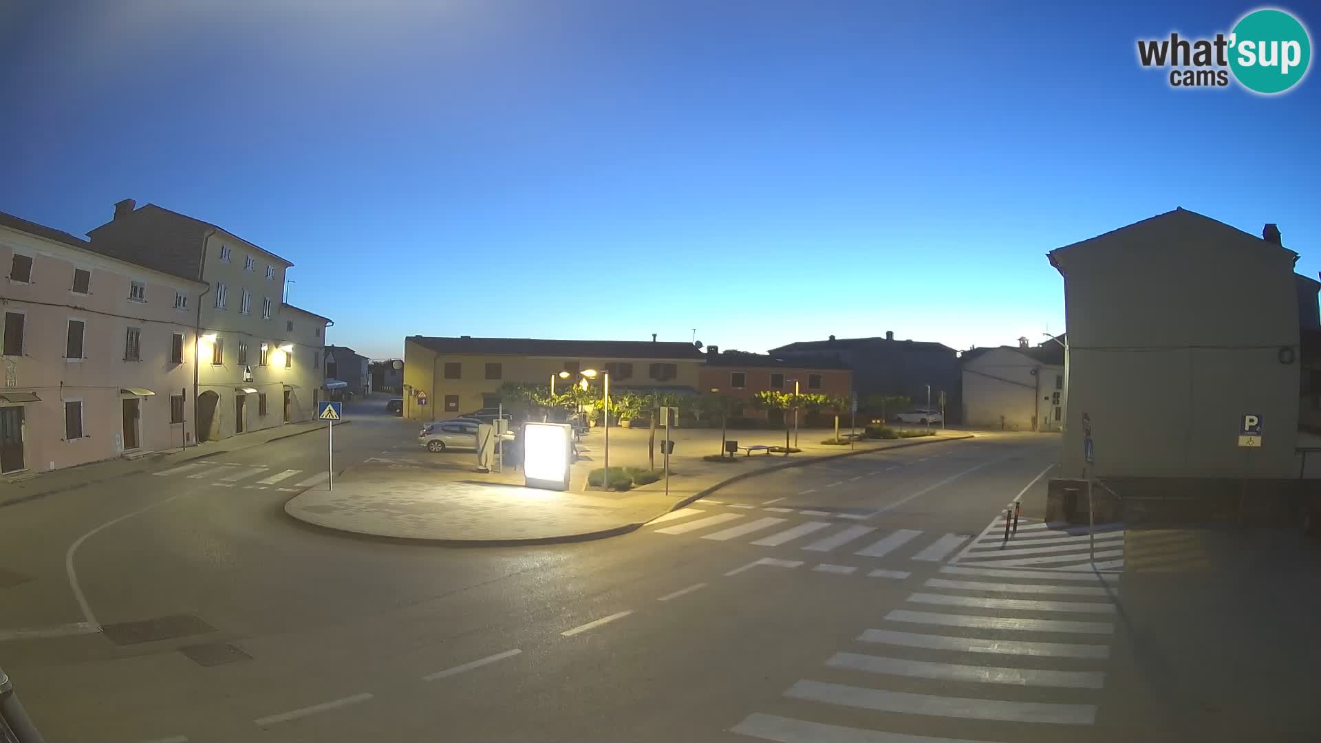 Bale, webcam de la plaza La Musa – Istria – Croacia