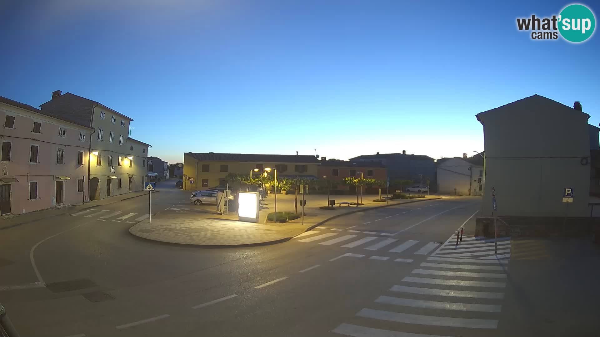 Bale, webcam de la plaza La Musa – Istria – Croacia