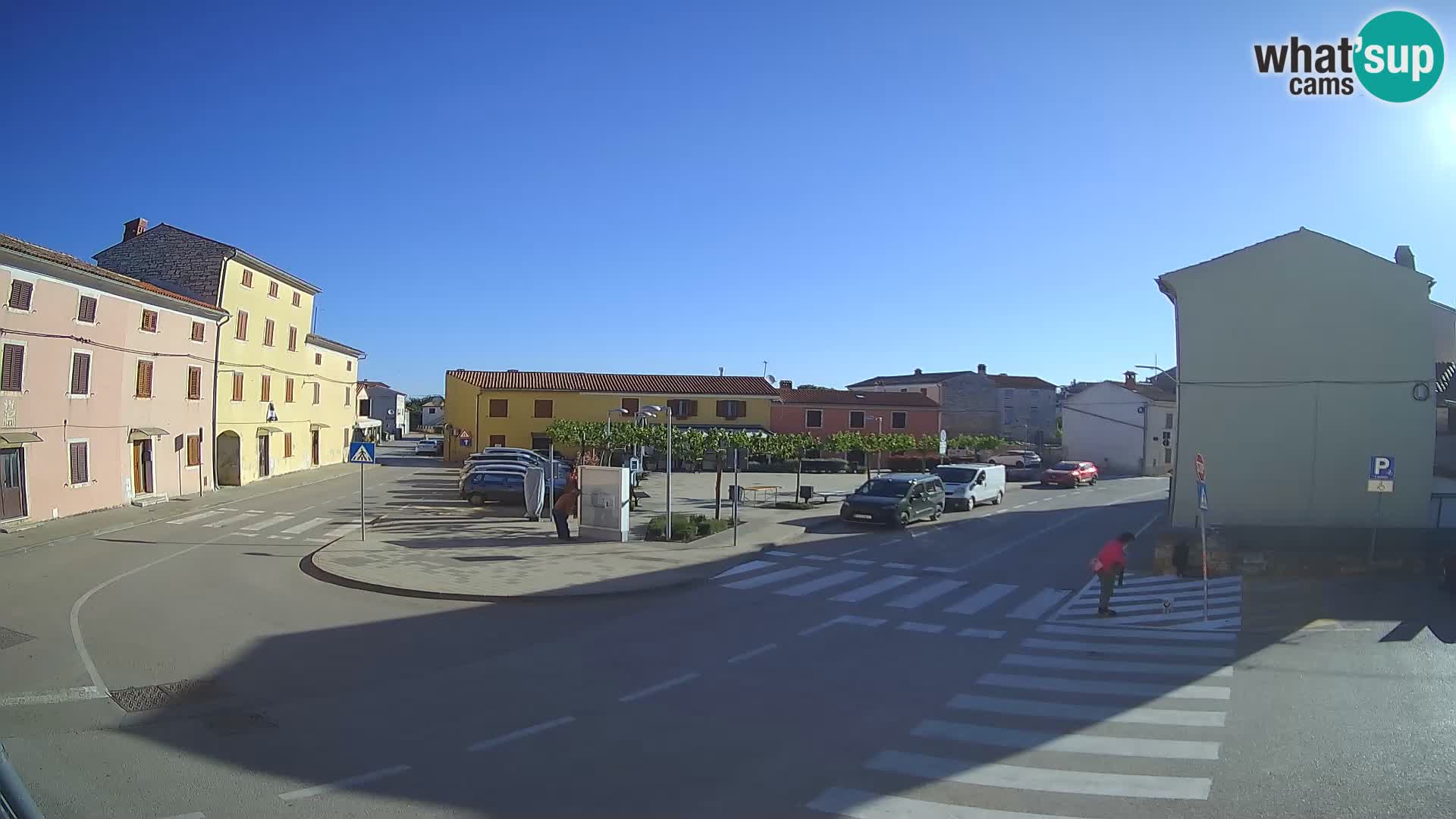 Bale, webcam de la plaza La Musa – Istria – Croacia