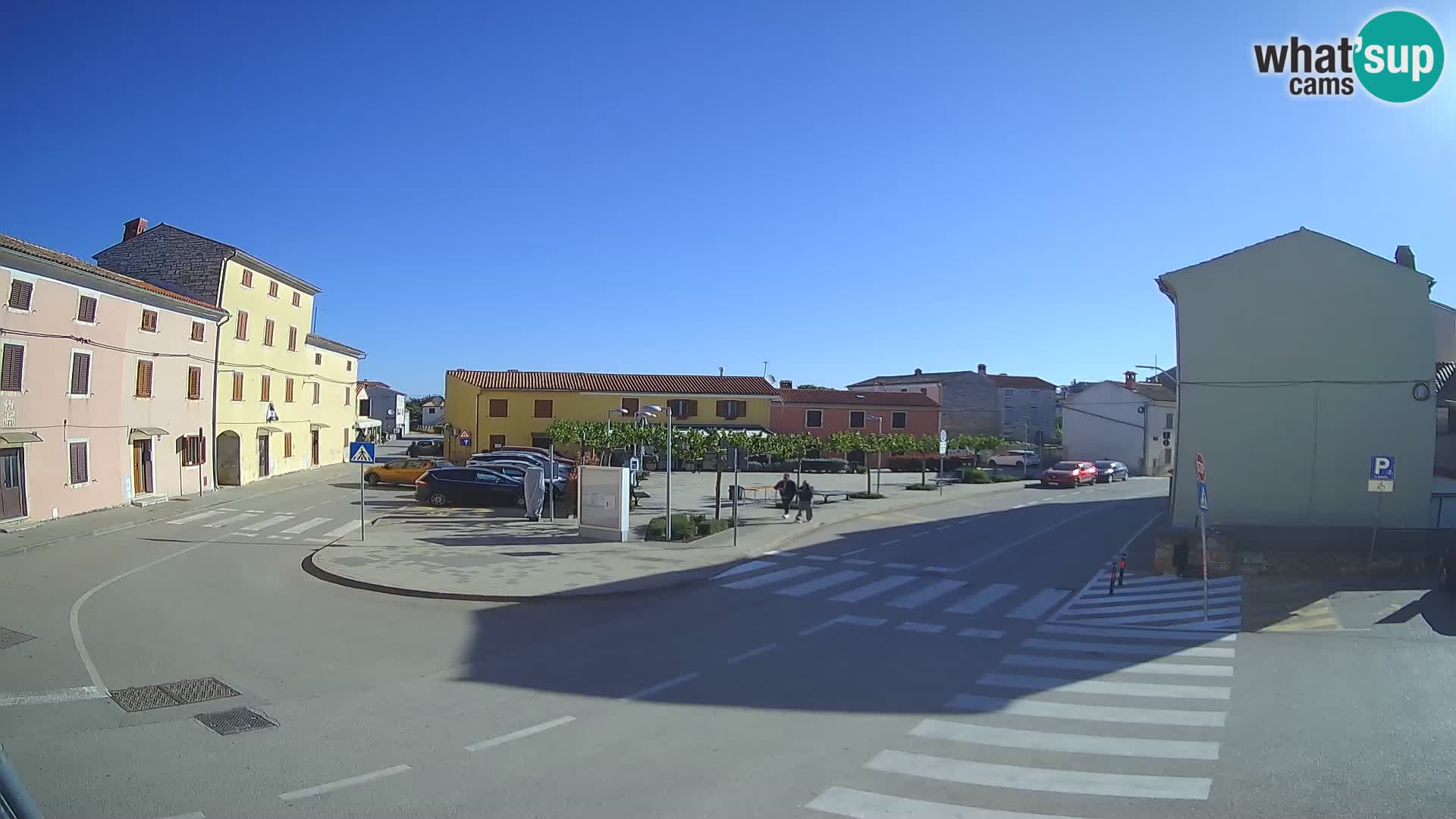 Bale, webcam de la place La Musa – Istrie – Croatie