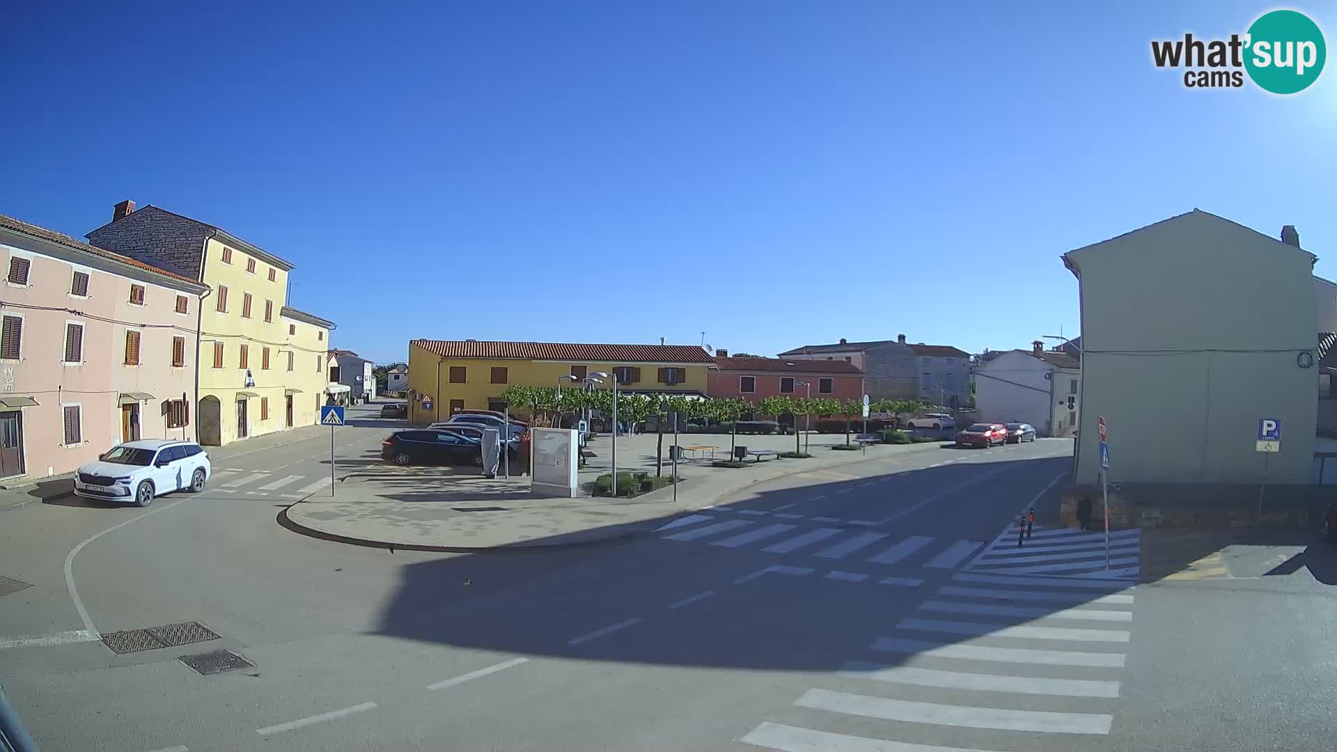 Bale, webcam de la plaza La Musa – Istria – Croacia