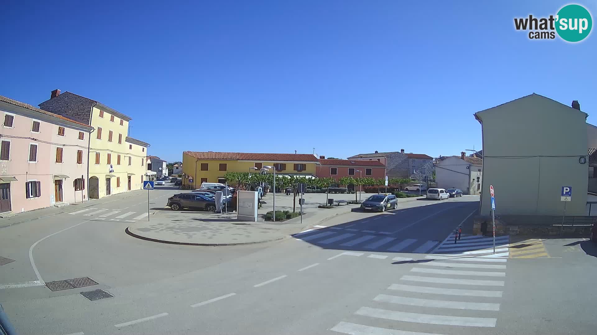 Bale, webcam de la plaza La Musa – Istria – Croacia