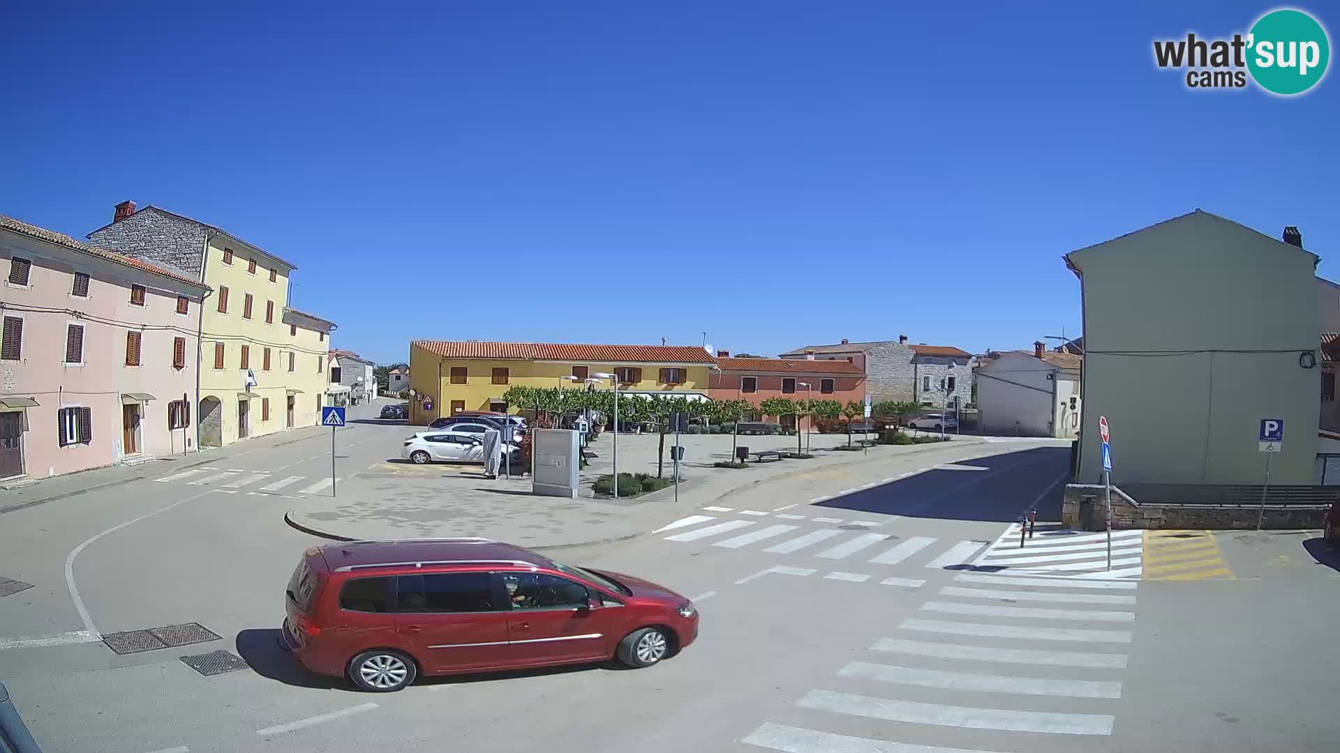 Bale, webcam de la place La Musa – Istrie – Croatie